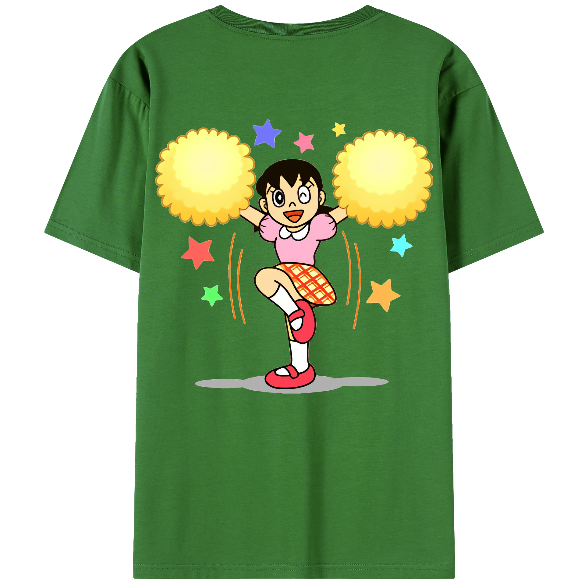 （画像用） ドラえもん みなもと しずか Doraemon Shizuka Minamoto レディース半袖Tシャツ(バックプリント)
